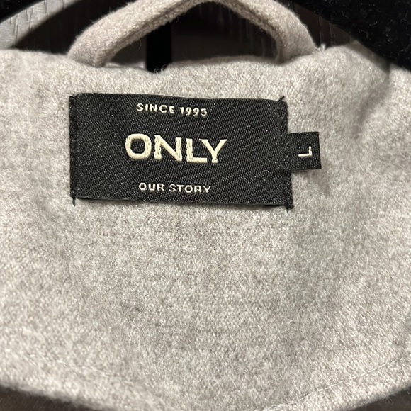 ONLY Grey Trench Coat | Large - Picture 2 of 3